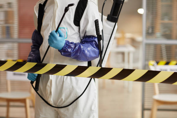Professional Biohazard Cleanup technician working in Hudson, IL